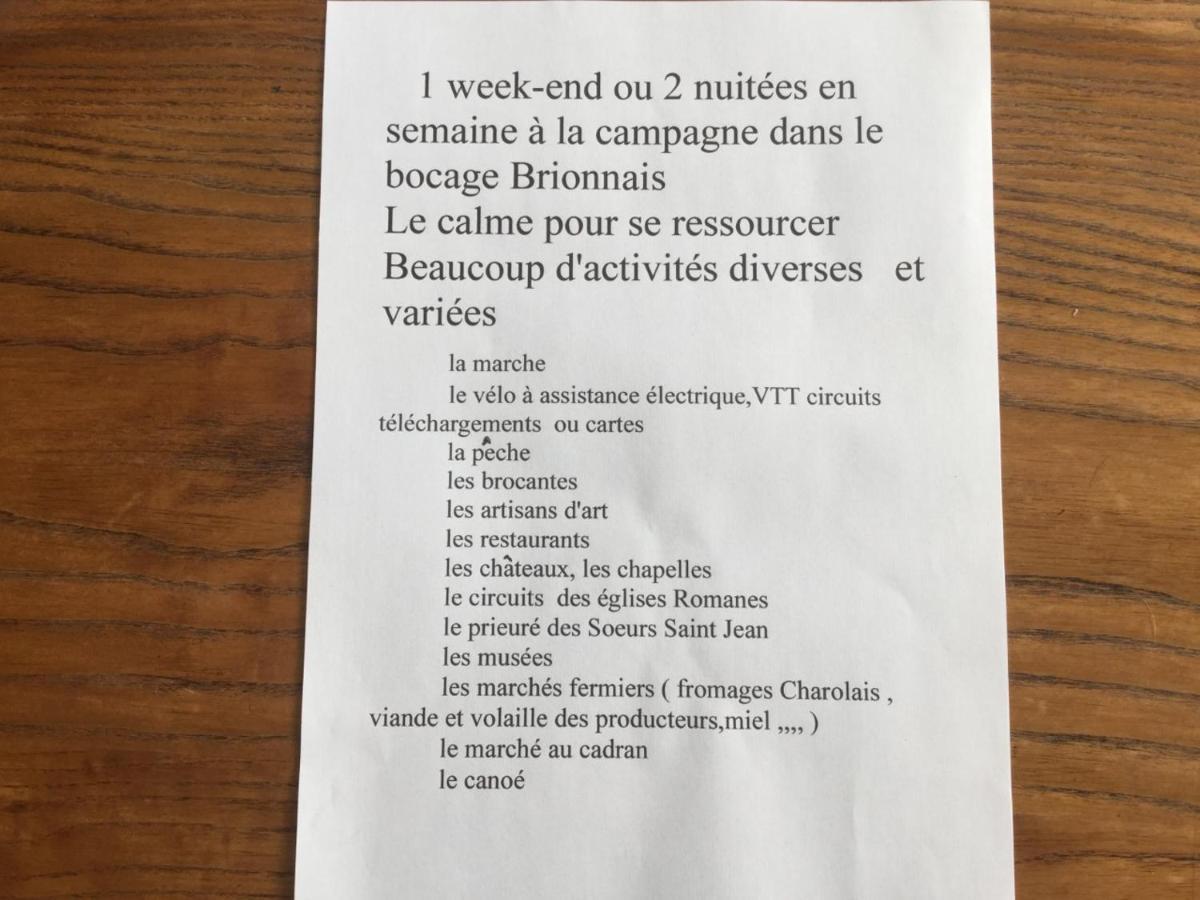 Gite De Belle Vue Semur-en-Brionnais エクステリア 写真